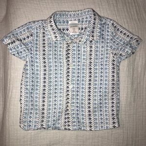 Gymboree linen blend shirt